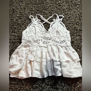 size medium but will fit small! barely worn!